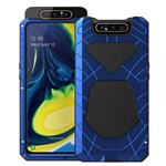 Ficha técnica e caractérísticas do produto Capa Case Super Blindada Samsung Galaxy A80 - Azul - Heavy