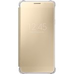Ficha técnica e caractérísticas do produto Capa Clear View Galaxy A7 (2016) Dourada - Samsung