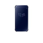 Ficha técnica e caractérísticas do produto Capa Clear View Galaxy S6 EF-ZG920 Protege Contra Impactos Preta
