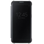 Ficha técnica e caractérísticas do produto Capa Clear View Preta Samsung Galaxy S7 / S7 Flat Sm-g930