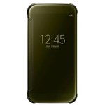 Ficha técnica e caractérísticas do produto Capa Clear View Samsung Galaxy S6 Gold - Dourada