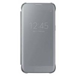 Ficha técnica e caractérísticas do produto Capa Clear View Samsung Galaxy S7 Prata (sem Curva)