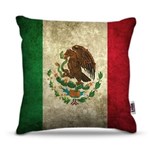 Ficha técnica e caractérísticas do produto Capa de Almofada - Bandeiras - Mexico Envelhecida - Referência: BAN020
