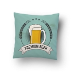 Ficha técnica e caractérísticas do produto Capa de Almofada Cerveja Premium Beer