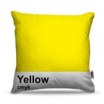 Ficha técnica e caractérísticas do produto Capa de Almofada - Divertidas - Yellow Amarelo - Referência: DIV022
