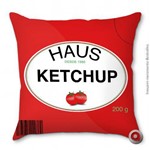 Ficha técnica e caractérísticas do produto Capa de Almofada Haus For Fun Ketchup 40x40
