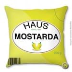 Ficha técnica e caractérísticas do produto Capa de Almofada Haus For Fun Mostarda 40x40