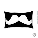 Ficha técnica e caractérísticas do produto Capa de Almofada Haus For Fun Mustache 20x38