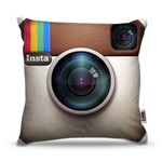 Ficha técnica e caractérísticas do produto Capa de Almofada - Instagram - Referência: INT004