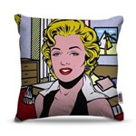 Ficha técnica e caractérísticas do produto Capa de Almofada - Pop Art - Marilyn Monroe Carton - Referência: POP034