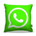 Ficha técnica e caractérísticas do produto Capa de Almofada - Whatsapp - Referência: INT021