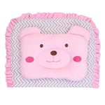 Ficha técnica e caractérísticas do produto Capa de Carrinho com Almofada Urso Rosa - Happy Baby