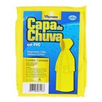 Ficha técnica e caractérísticas do produto Capa de Chuva para Adulto com Capuz em PVC