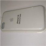 Ficha técnica e caractérísticas do produto Capa de Silicone Branca Macia para IPhone 7 / IPhone 8