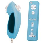 Ficha técnica e caractérísticas do produto Capa de Silicone Clone para Nunchuk/Wii Remote - Azul