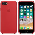 Ficha técnica e caractérísticas do produto Capa de silicone para iPhone 8 / 7 -Vermelha