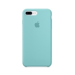 Ficha técnica e caractérísticas do produto Capa de Silicone para iPhone 8 Plus e iPhone 7 Plus - Azul Tiffany