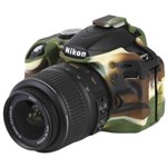 Ficha técnica e caractérísticas do produto Capa de Silicone para Nikon D3200 - Camuflada