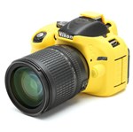 Ficha técnica e caractérísticas do produto Capa de Silicone para Nikon D5200 - Amarela - Discovered