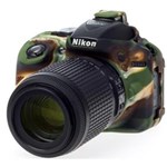 Ficha técnica e caractérísticas do produto Capa de Silicone para Nikon D5300 - Camuflada