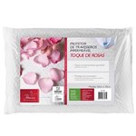 Ficha técnica e caractérísticas do produto Capa de Travesseiro Fibrasca Toque de Rosas com Zíper 50x70cm - Branca