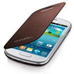 Ficha técnica e caractérísticas do produto Capa Flip Cover Samsung EFC1M7FAEGSTD para Galaxy S III Mini - Marrom