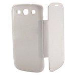 Ficha técnica e caractérísticas do produto Capa Flip Cover Samsung Galaxy S3 I9300 Branco - Idea