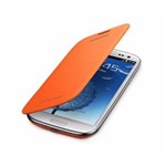 Ficha técnica e caractérísticas do produto Capa Flip Cover Samsung Galaxy S3 - Laranja