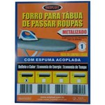 Ficha técnica e caractérísticas do produto Capa / Forro para Tábua de Passar Roupa 100x45cm Metalizado - Única