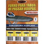 Ficha técnica e caractérísticas do produto Capa / Forro para Tábua de Passar Roupa 100x45cm Metalizado