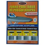 Ficha técnica e caractérísticas do produto Capa / Forro para Tábua de Passar Roupa 110x45cm Metalizado - Única