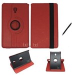 Ficha técnica e caractérísticas do produto Capa Galaxy Tablet a 10.5´T590/595 360 e Caneta Touch Vermelho