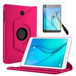 Ficha técnica e caractérísticas do produto Capa Giratória para Tablet Samsung Galaxy Tab a 8" SM-P350 / P355 / T350 / T355 + Película de Vidro - Lka