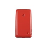 Ficha técnica e caractérísticas do produto Capa Nokia 520 Tpu Gel Vermelho - Idea
