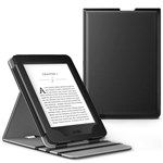 Capa Novo Kindle Paperwhite a Prova D'água WB Premium Vertical Auto Hibernação - Preta
