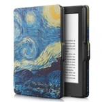 Capa Novo Kindle Paperwhite a Prova D'água Wb - Ultra Leve Auto Hibernação Fecho Magnético Van Gogh