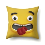Ficha técnica e caractérísticas do produto Bonito Emoji Padrão Almofada Case Cover Pillow para Car Home Sofá Decor 45 * 45 centímetros Ferramentas de jardim em casa fronha