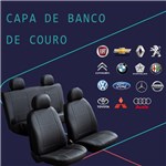 Capa para Bancos Automotivos em Couro / Courvin / Impermeável / para Carro / Preta - Venan
