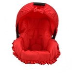 Ficha técnica e caractérísticas do produto Capa para Bebê Conforto Multimarcas de 0 a 13 KG Vermelho - Alan Pierre Baby