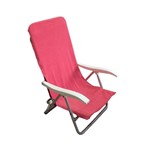 Ficha técnica e caractérísticas do produto Capa para Cadeira de Praia Rosa