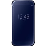 Capa para Celular Proterora Galaxy S6 Policarbonato Clear View Preta - Samsung