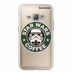 Ficha técnica e caractérísticas do produto Capa para Galaxy J2 Prime Star Wars Coffee Transparente