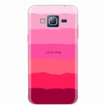 Ficha técnica e caractérísticas do produto Capa para Galaxy J1 Love Pink