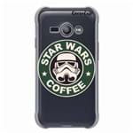 Ficha técnica e caractérísticas do produto Capa para Galaxy J5 Prime Star Wars Coffee Transparente