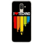 Ficha técnica e caractérísticas do produto Capa para Galaxy J8 - Música | I Love Techno
