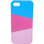 Ficha técnica e caractérísticas do produto Capa para IPhone 5 Ismart Snap On Rosa Claro/ Rosa Escuro/ Azul