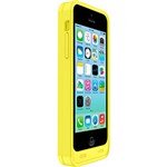 Ficha técnica e caractérísticas do produto Capa para IPhone 5C Protetora e Carregadora Plástico Rígido Amarela Yogo