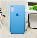 Ficha técnica e caractérísticas do produto Capa para IPhone X em Silicone Azul Bebe - Apple - Azul Bebe - Jv Acessorios