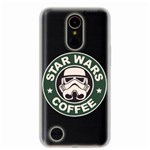 Ficha técnica e caractérísticas do produto Capa para LG K10 2017 Star Wars Coffee Transparente