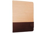 Capa para Mini IPad Couro Tabaco e Madeira Wood - Geonav